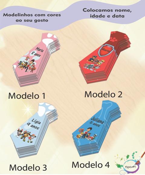 Adesivo(formato Gravata)-patrulha Canina