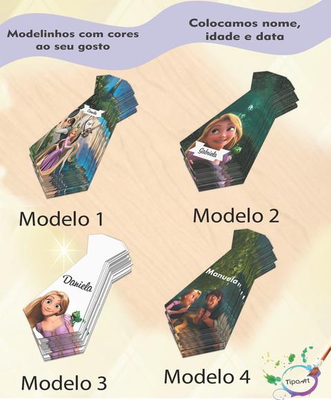 Adesivo(formato Gravata)-rapunzel