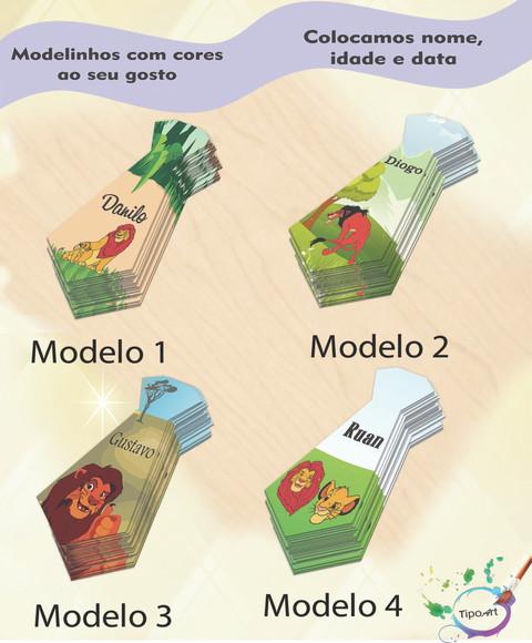 Adesivo(formato Gravata)-rei Leão