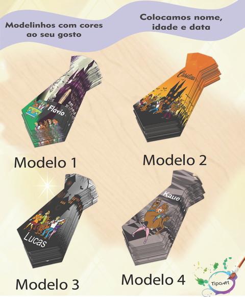 Adesivo(formato Gravata)-scooby Doo