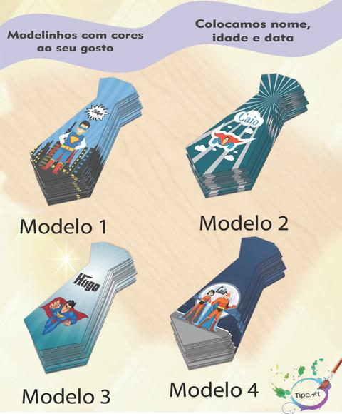 Adesivo(formato Gravata)-super Heroi