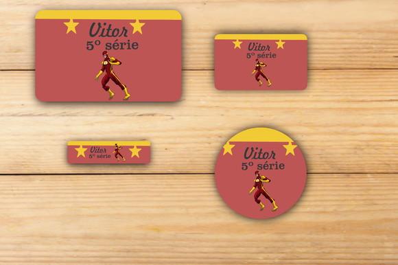 Adesivos Escolar - Flash-mod 2