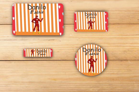 Adesivos Escolar - Flash-mod 4