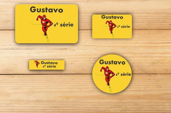 Adesivos Escolar - Flash-mod 1