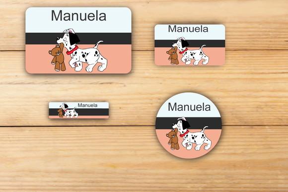 Adesivos Escolar -101 Dalmatas-mod 1
