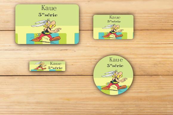 Adesivos Escolar -asterix-mod 3