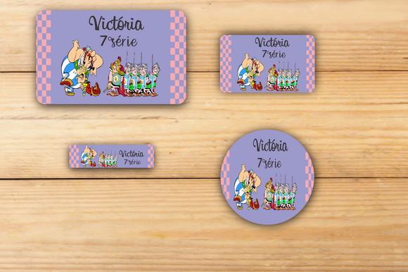 Adesivos Escolar -asterix-mod 2