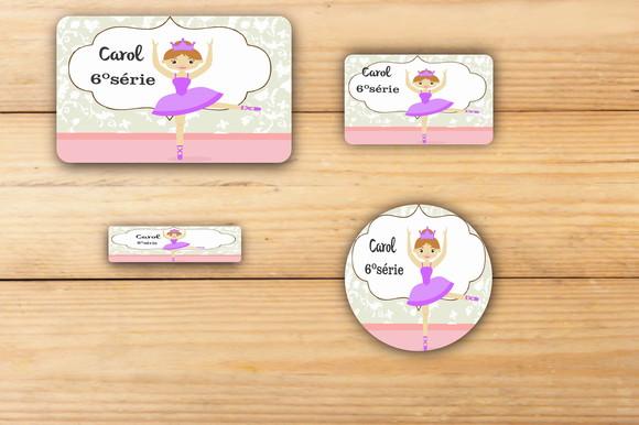 Adesivos Escolar -bailarina-mod 3