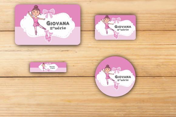 Adesivos Escolar -bailarina-mod 1