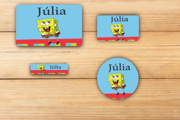 Adesivos Escolar -bob Esponja-mod 3
