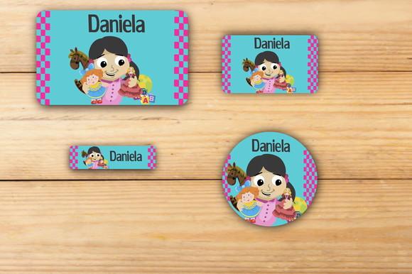 Adesivos Escolar -boneca-mod 2