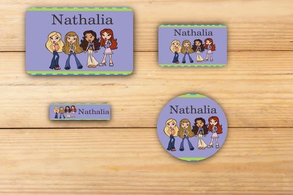 Adesivos Escolar -bratz-mod 2