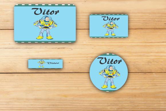 Adesivos Escolar -buzz Lightyear-mod 1