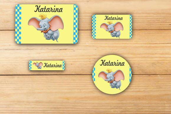 Adesivos Escolar -dumbo-mod 3