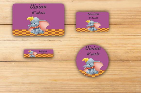 Adesivos Escolar -dumbo-mod 4