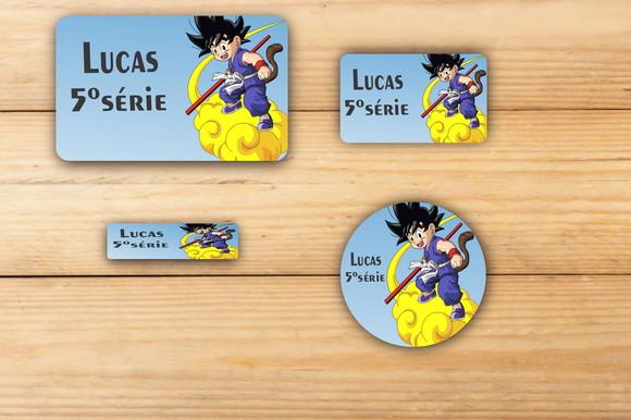 Adesivos Escolar -goku-mod 3