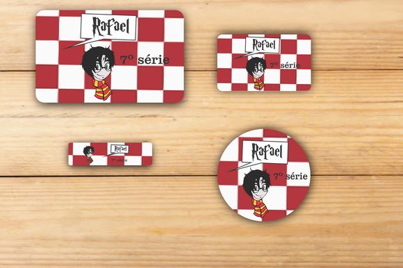 Adesivos Escolar -harry Potter-mod 3