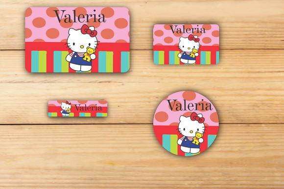Adesivos Escolar -hello Kitty-mod 3