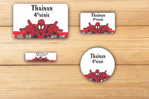 Adesivos Escolar -homem Aranha-mod 1