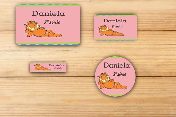 Adesivos Escolar -garfield-mod 4