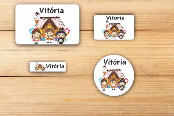 Adesivos Escolar -joão e Maria Mod 1