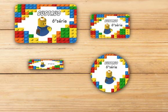 Adesivos Escolar -lego -mod 3