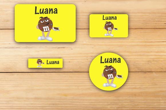 Adesivos Escolar -m&m -mod 4