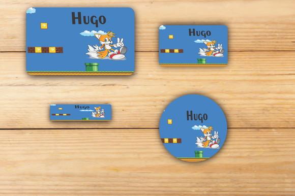 Adesivos Escolar -mario Bros-mod 4