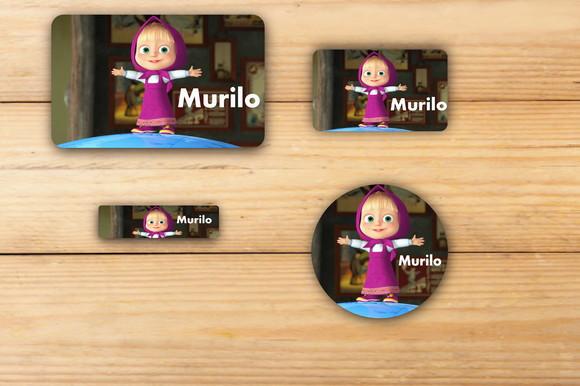Adesivos Escolar -masha-mod 4