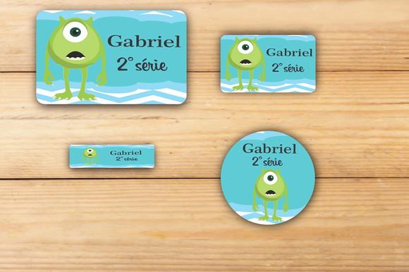 Adesivos Escolar -mike Wazowski-mod 2
