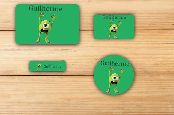 Adesivos Escolar -mike Wazowski-mod 4