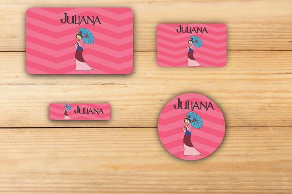 Adesivos Escolar -mulan-mod 2