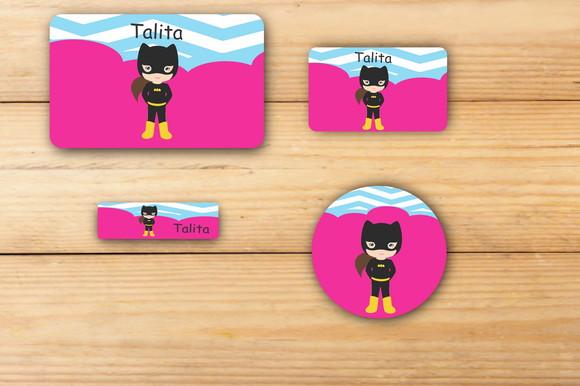 Adesivos Escolar -mulher Gato-mod 3