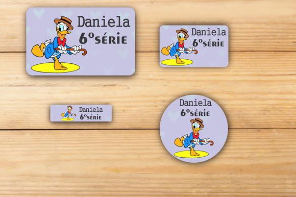 Adesivos Escolar -pato Donald-mod 1