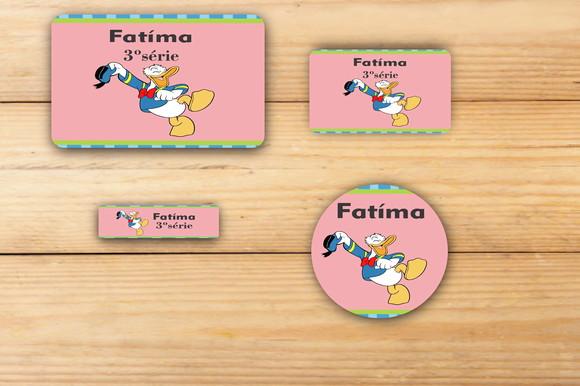 Adesivos Escolar -pato Donald-mod 4