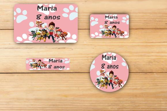 Adesivos Escolar -patrulha Canina Mod 1