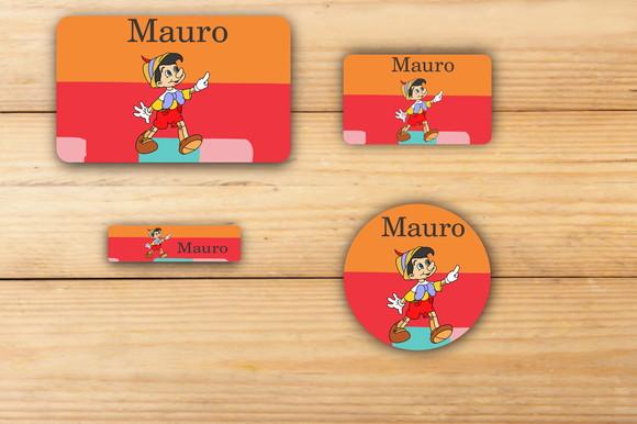 Adesivos Escolar -pinoquio-mod 1