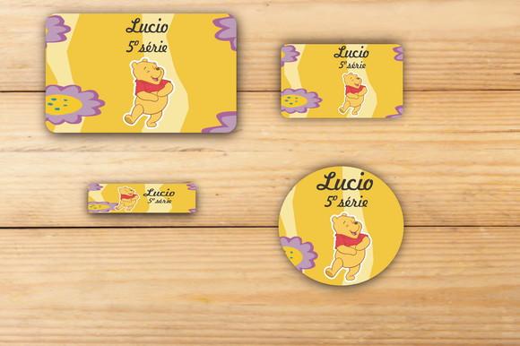 Adesivos Escolar -pooh-mod 2