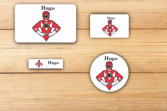 Adesivos Escolar -power Ranger-mod 3