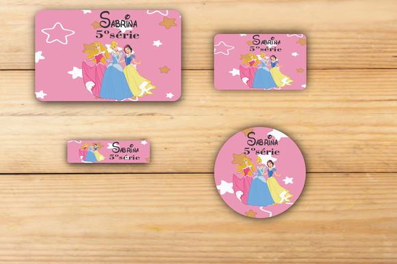 Adesivos Escolar -princesas-mod 3