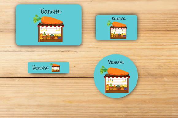 Adesivos Escolar -quitandinha -mod 3