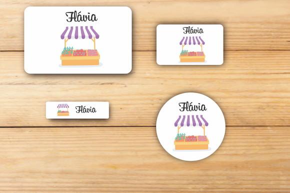 Adesivos Escolar -quitandinha -mod 4