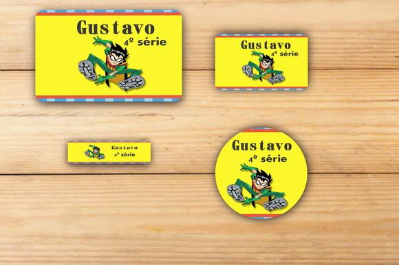 Adesivos Escolar -robin-mod 1