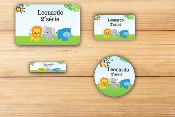 Adesivos Escolar -safari-mod 1