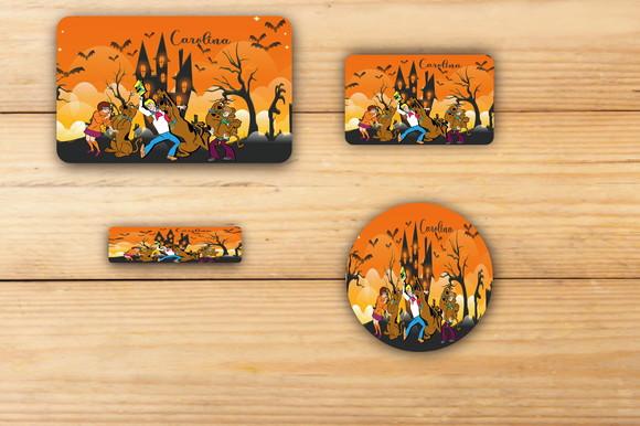 Adesivos Escolar -scooby Doo-mod 2