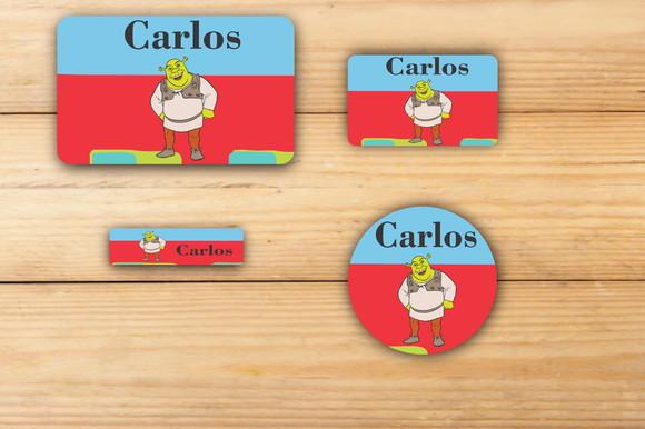Adesivos Escolar -shrek-mod 3