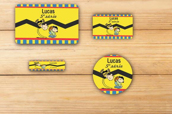 Adesivos Escolar -snoopy-mod 3