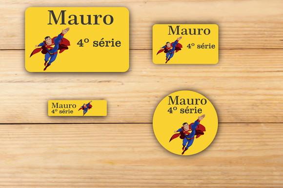 Adesivos Escolar -super Homem-mod 1