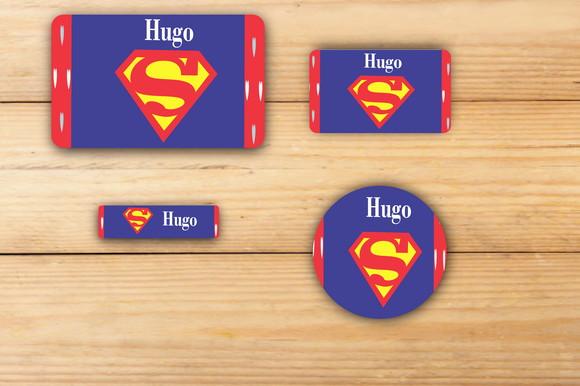 Adesivos Escolar -super Homem-mod 4