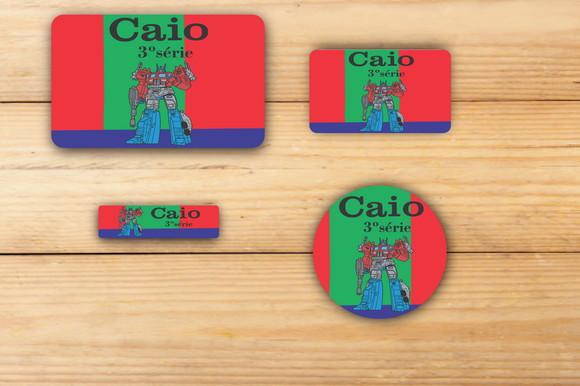 Adesivos Escolar -transformers-mod 4
